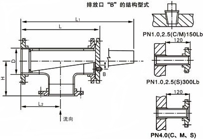 反折流式T型過濾器